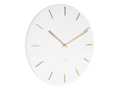 Karlsson Wanduhr Charm small white
